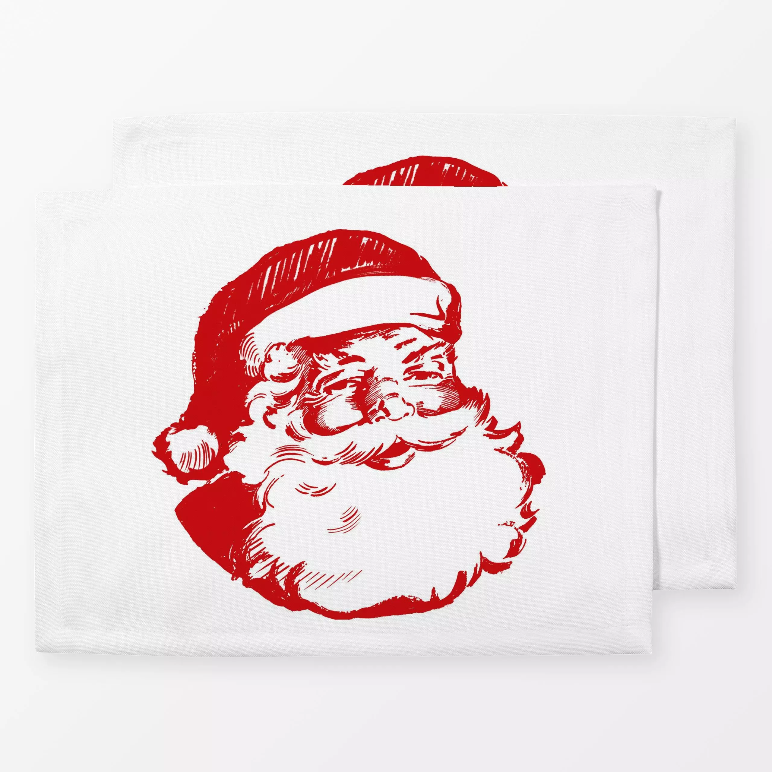 Tischset Weihnachtsmann - Weihnachten, Winter, Anlässe - von „Studio Kesse x sweetlivinginterior"; Merry Christmas, Weihnach...