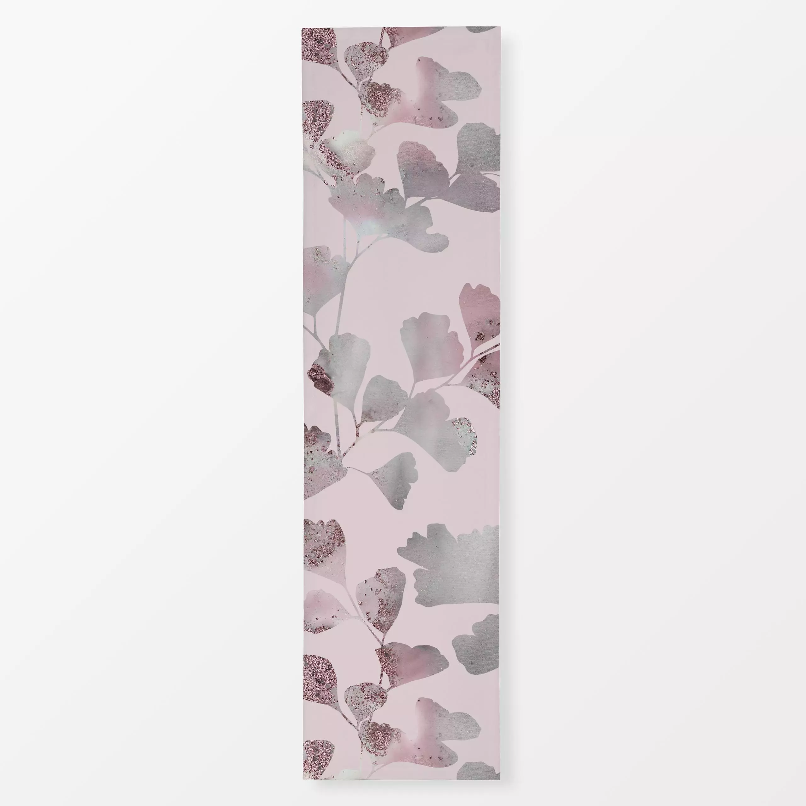 Tischläufer Rosa Frauenhaarfarn - Blumen & Florales, Sommer - von „Andrea Haase"; Natur, rosa, Blätter, Sommer, floral, Rank...