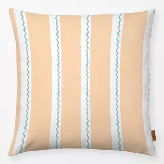 Kissen Beach stripes apricot