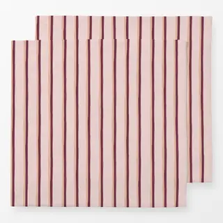 Servietten Sommar Streifen rose