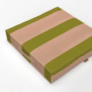 Bodenkissen Strawberry Lime Stripes