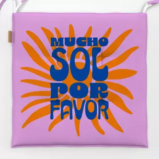 Sitzkissen mucho sol por favor