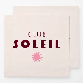 Servietten Beach Club "Club Soleil"