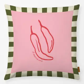 Kissen Peperoni Pink Rahmen