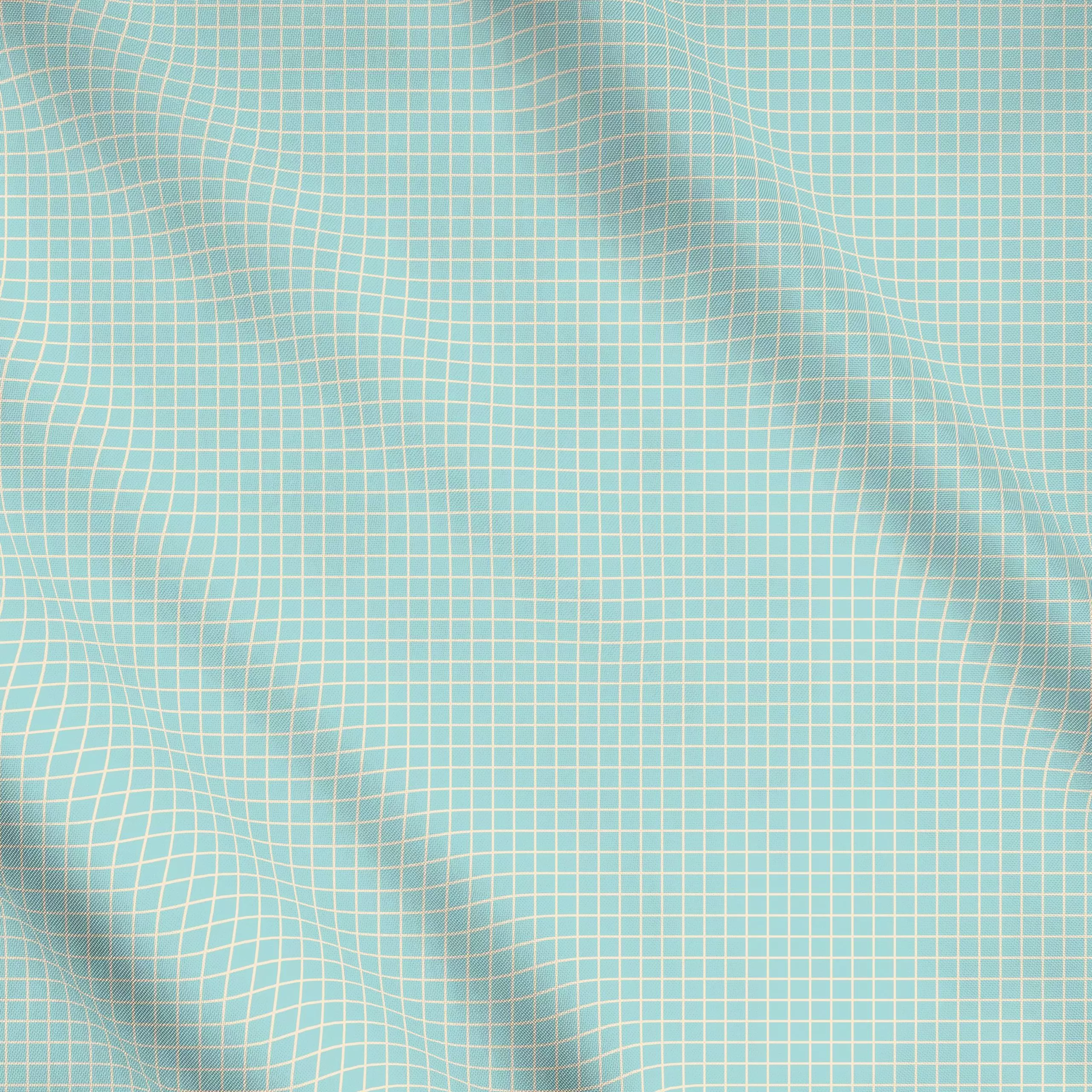 Meterware Kleinkariert hellblau, gemustert, von Julia Schumacher