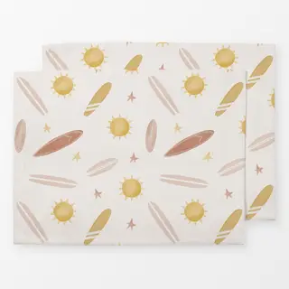 Tischset Boho Surfboards & Sonne