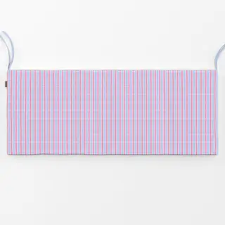 Bankauflage Karierte Streifen Blau