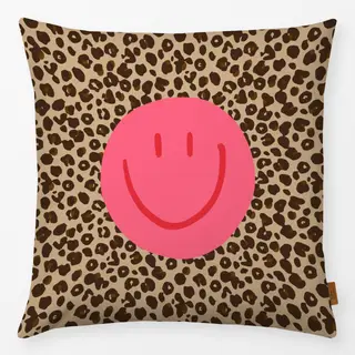 Kissen Leo Smiley Pink