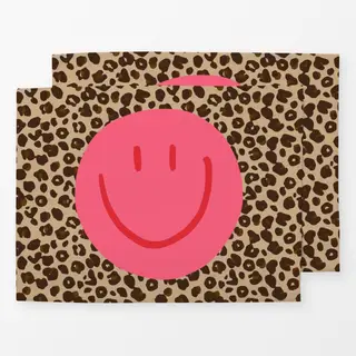 Tischset Leo Smiley Pink