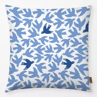 Kissen Blue Bird pattern