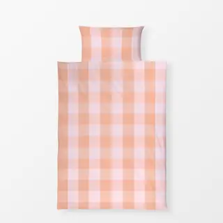 Bettwäsche Rosa Pastel Karo Gingham