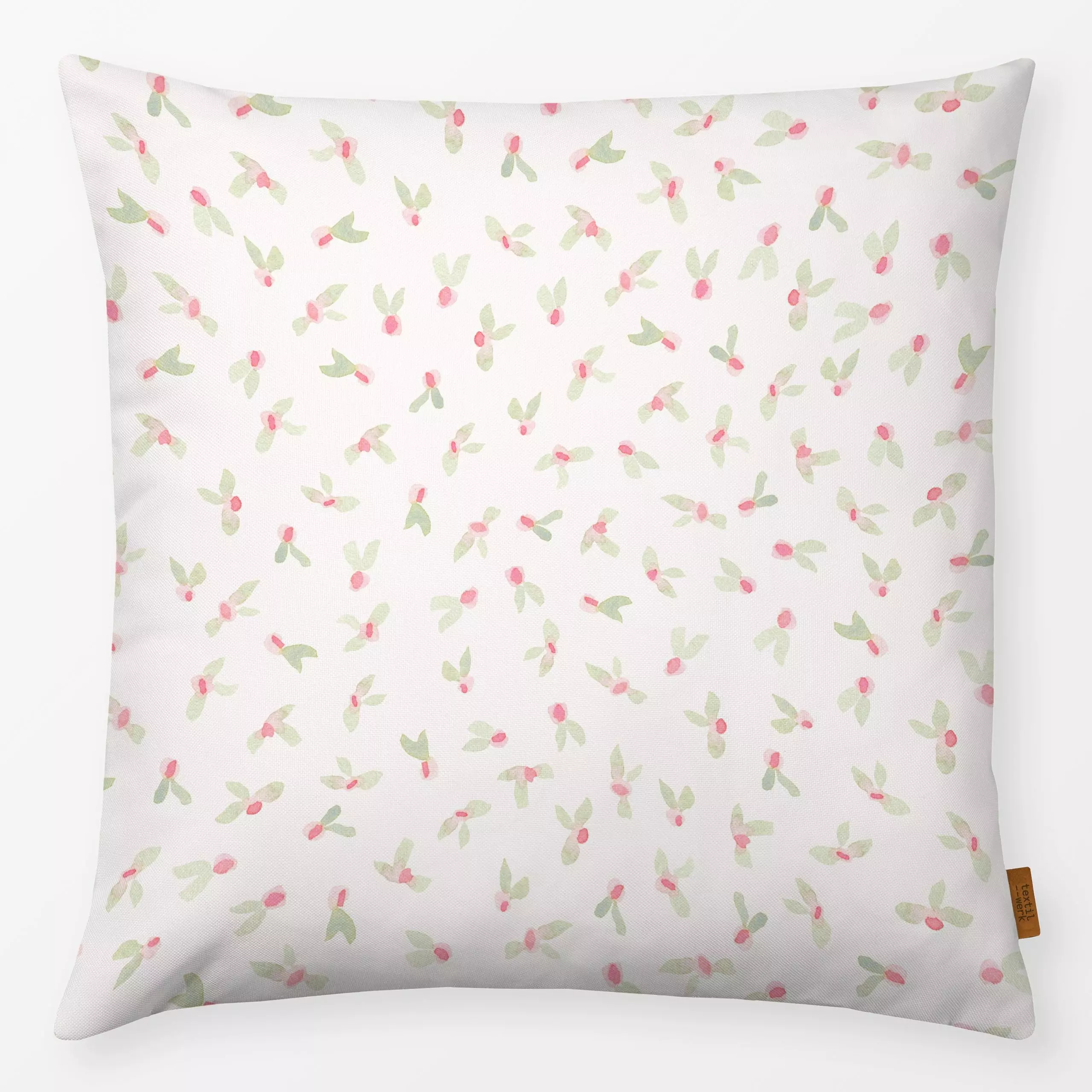 Kissen Blumenduft Blümchen - Blumen & Florales - von „youdesignme"; Aquarell, skandinavisch, Blumen, floral, ditsy, Blumenwi...