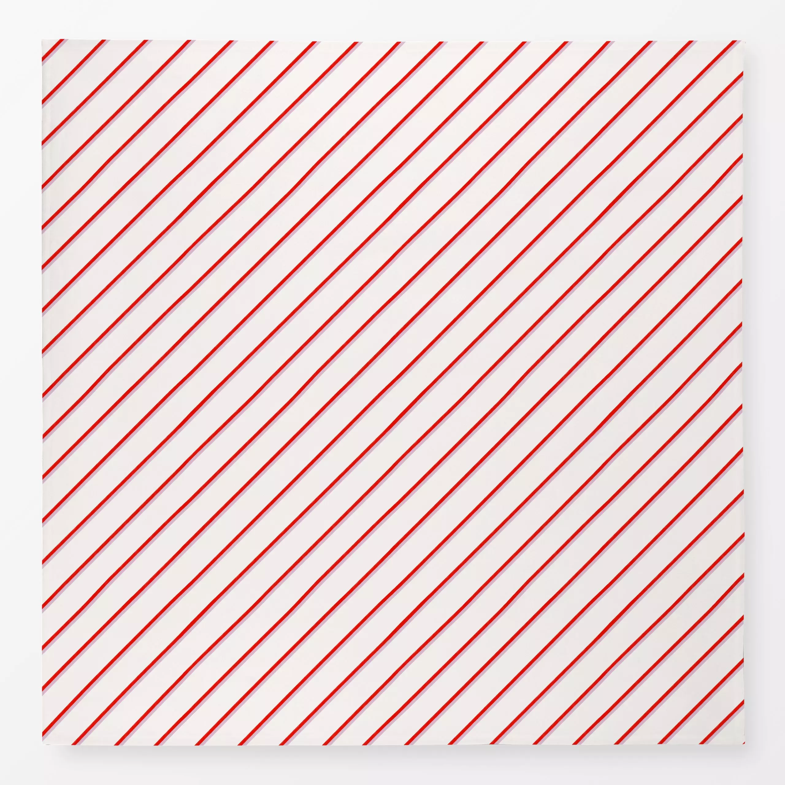 Tischdecke Streifen Diagonal Beige Rot - Weihnachten, Symbole & Muster - von „Sophie Augustin Illustration"; Muster, Streife...
