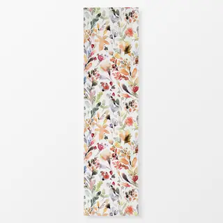 Tischläufer Rustikal Wild Blumen Orange