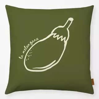 Kissen Aubergine Green