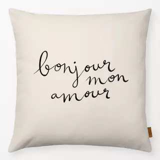 Kissen bonjour mon amour