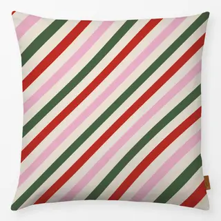Kissen Streifen diagonal xmas