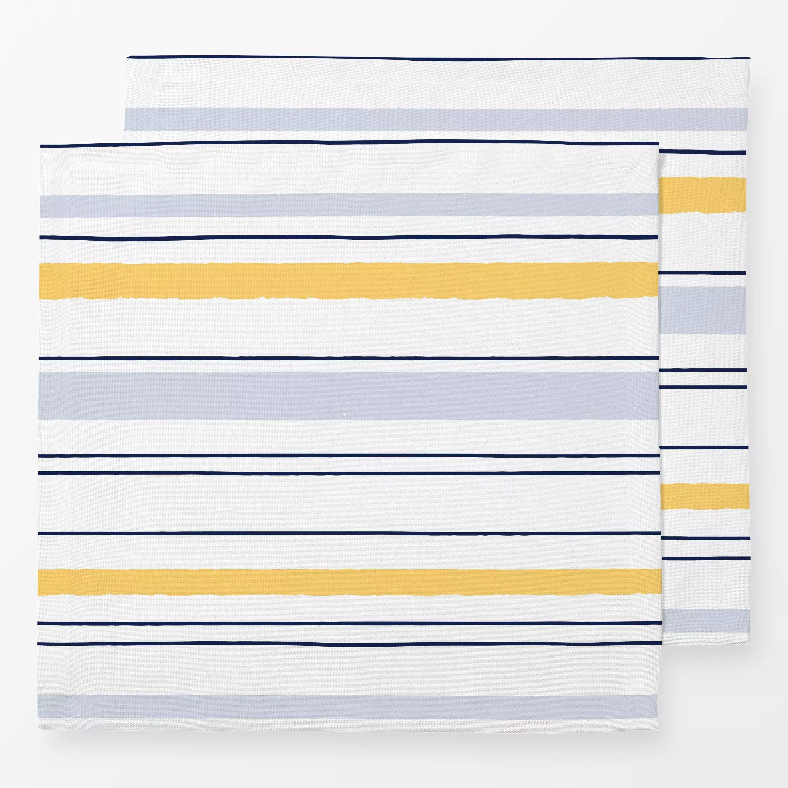 Servietten Summer Stripes - Symbole & Muster - von „Barlena"; Muster, minimal, Linien, Streifen, Meer, maritim, minimalistis...