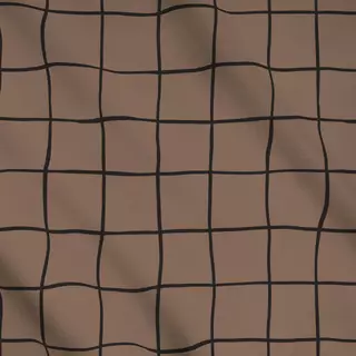 Meterware Karo Braun