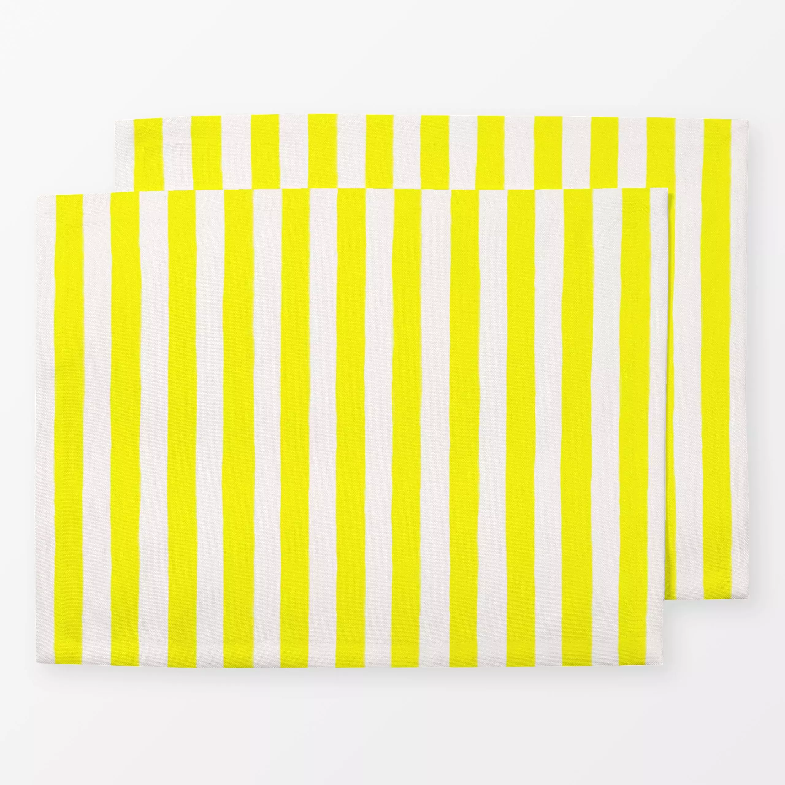 Tischset Streifen Gelb - Symbole & Muster - von „Sophie Augustin Illustration"; Streifen, klassisch, gestreift, Streifenmust...