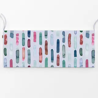 Bankauflage Aquarell Pinselstrich Streifen