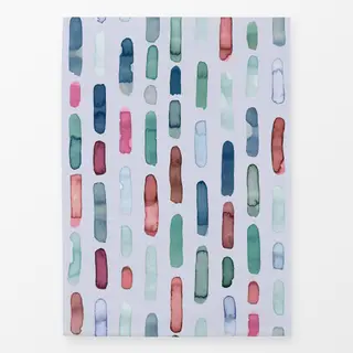 Geschirrtücher Aquarell Pinselstrich Streifen