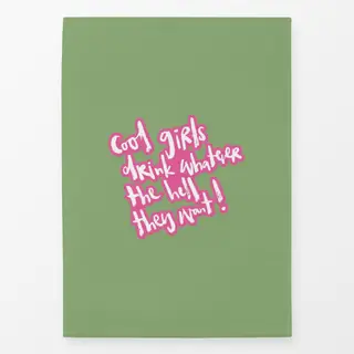 Geschirrtücher Cool girl drinks