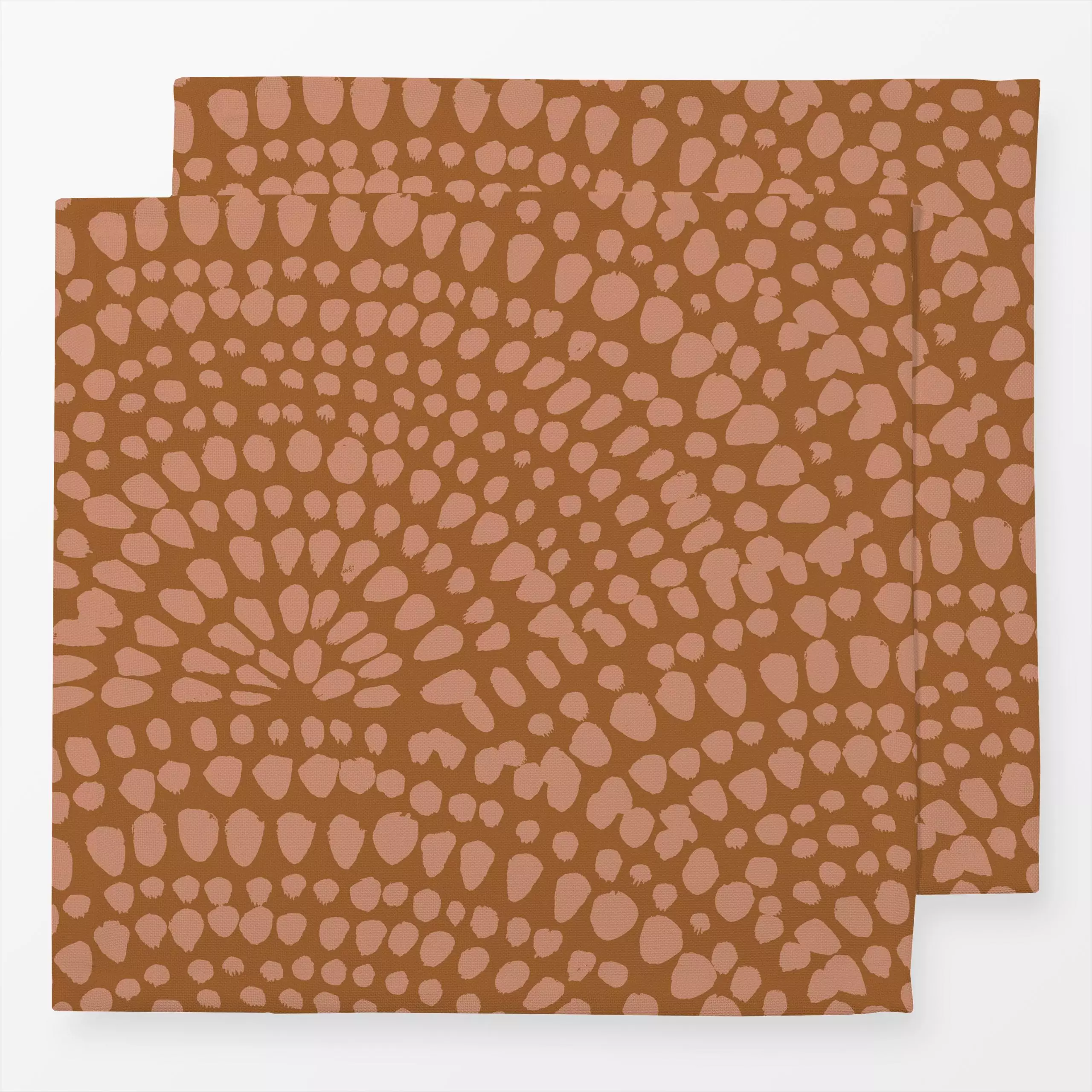 Servietten Ondas tierra - Symbole & Muster - von „Julia Schumacher"; boho, Sonnenaufgang, Sonnenuntergang, Sonne, Kreise, ro...