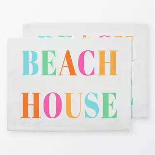 Tischset Beach House summer colors