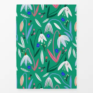 Geschirrtücher Schneeglöckchen