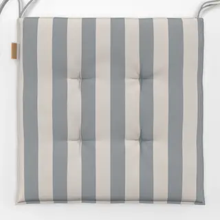 Sitzkissen Frühling Auf Grauen Streifen