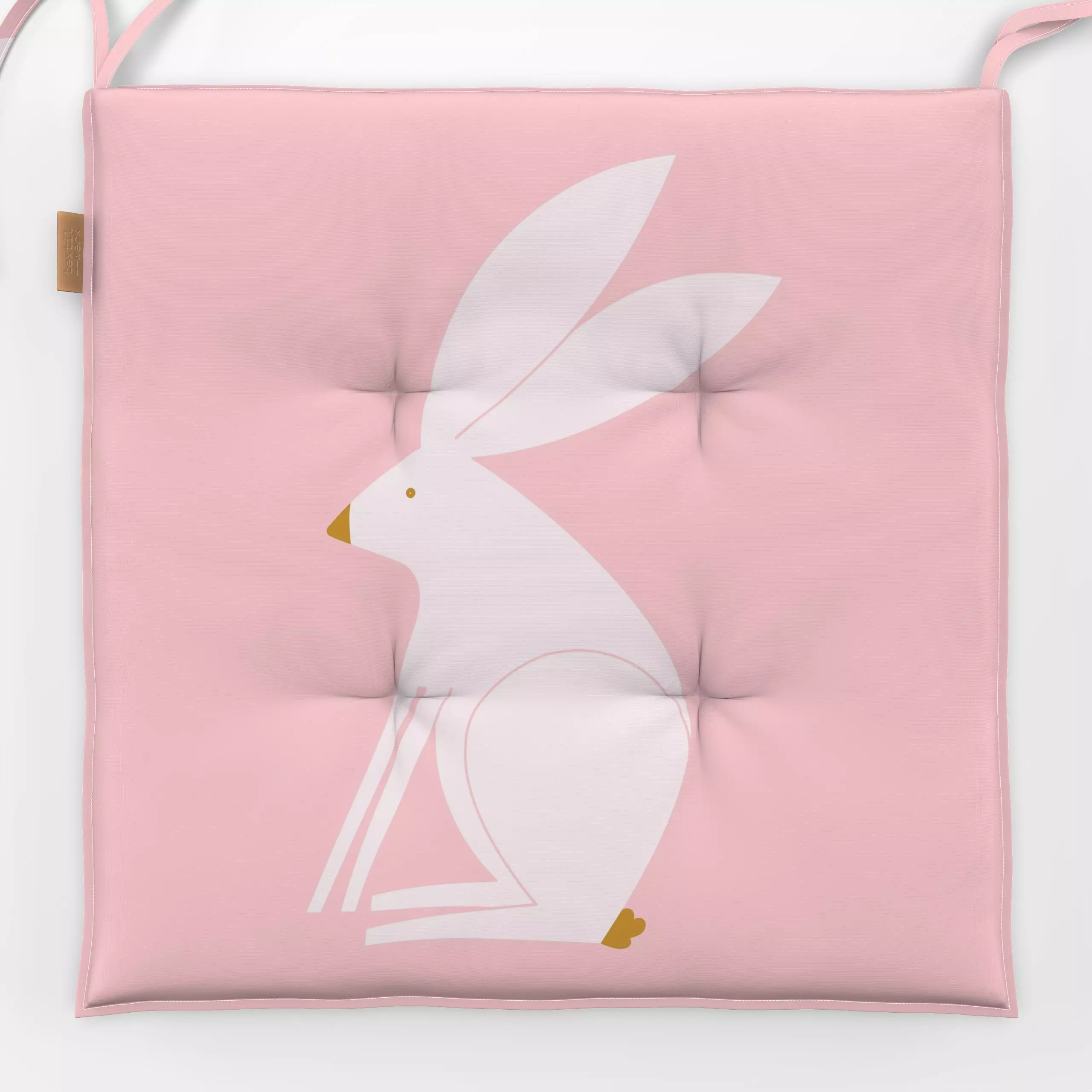 Sitzkissen FRÜHLING Osterhase 3 - Frühling, Tiere, Ostern - von „Primus Pattern"; Hase, Kaninchen, Ostern, Osterhase, Pastel...