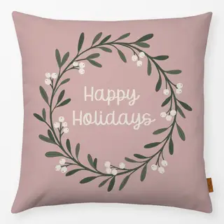 Kissen Kranzz happy holidays