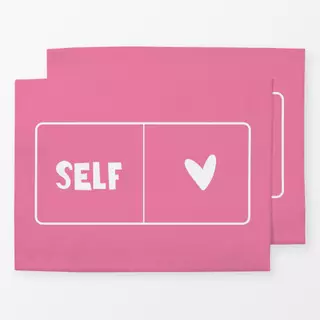 Tischset Selflove Domino