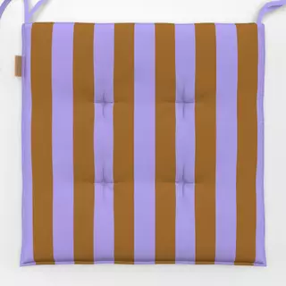 Sitzkissen Summer Stripes Lilac Brown