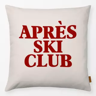 Kissen Après Ski Club Beige