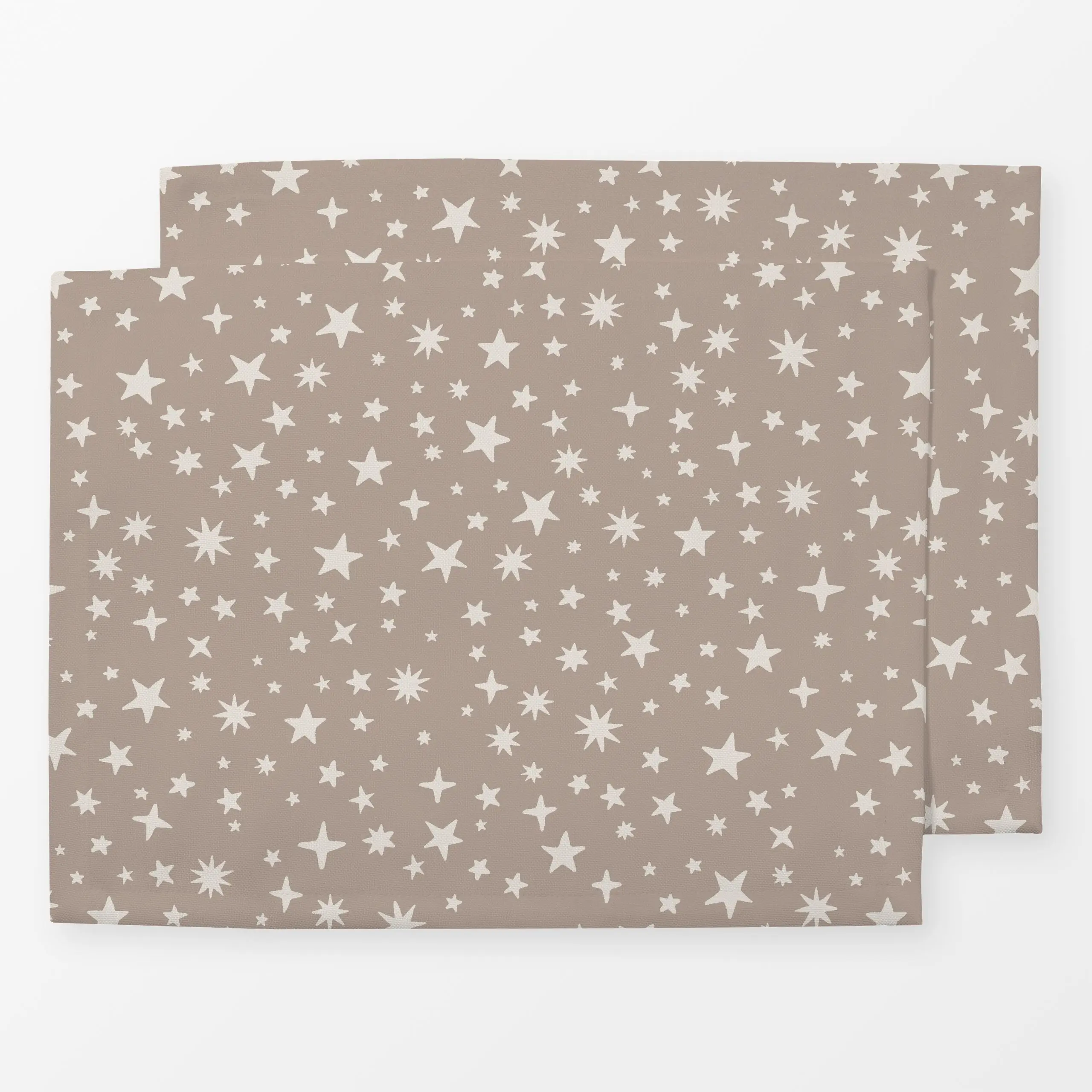 Tischset Sterne beige, gemustert, fürs Kinderzimmer, von Studio Kesse