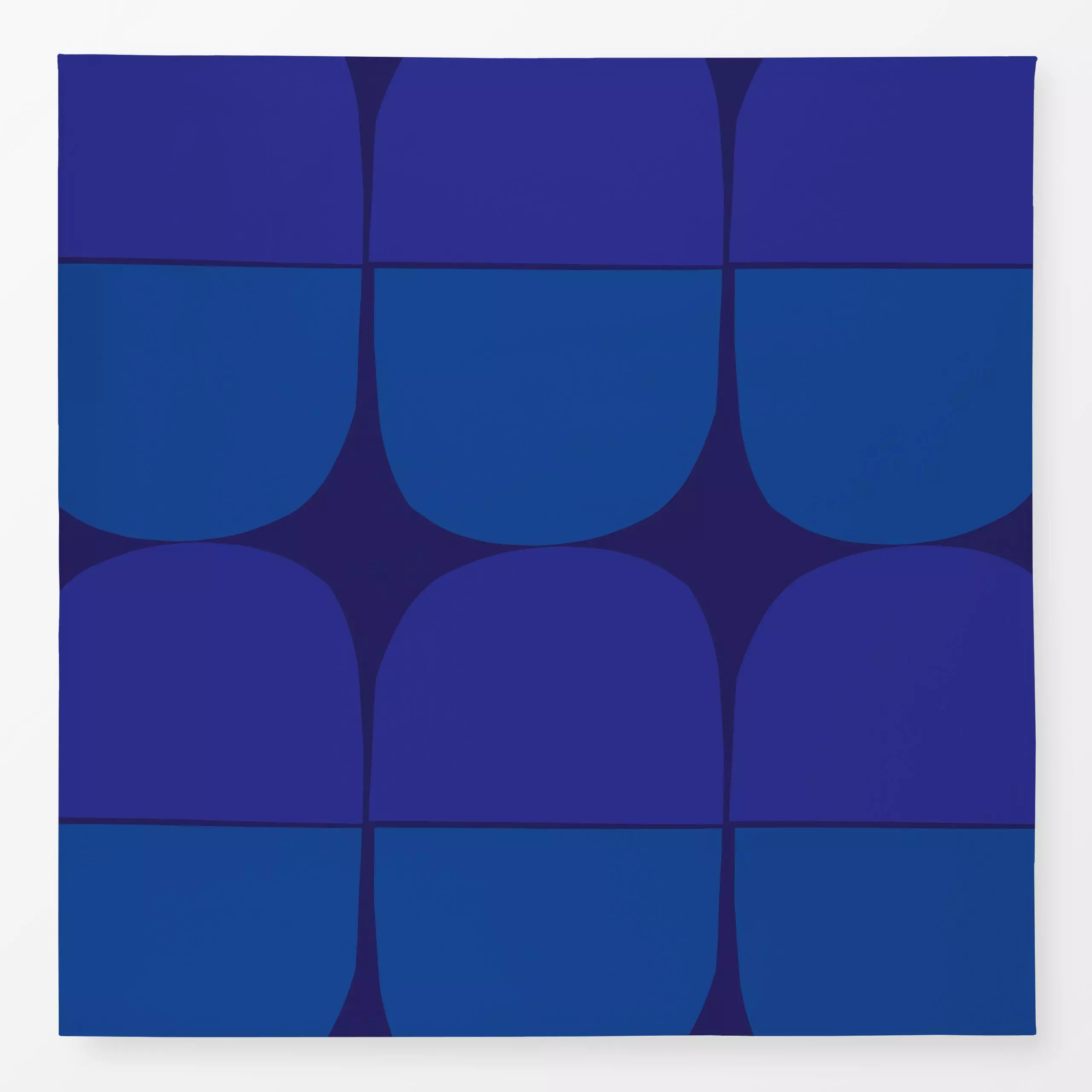 Tischdecke Midnight in Blue, gemustert, von Petra Kaksonen