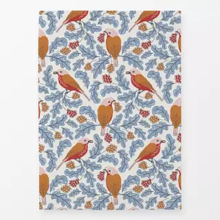 Geschirrtücher Herbstbeeren und Vögel