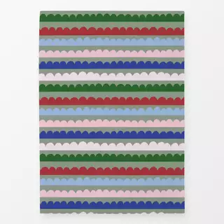 Geschirrtücher Wintermuster auf grün