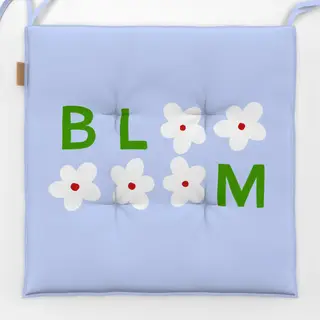 Sitzkissen Bloom Blau