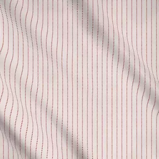 Meterware Nadelstreifen Rosé
