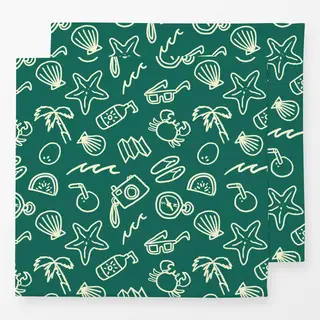 Servietten Summer Essentials Grün