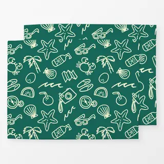 Tischset Summer Essentials Grün