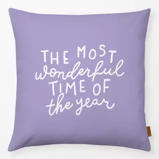 Kissen Wonderful Time lila