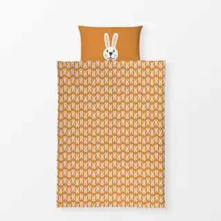 Bettwäsche Funny Bunny orange
