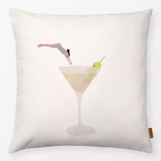 Kissen Sommer Martini Kopfsprung