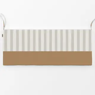 Bankauflage Boho Braun Beige gestreift