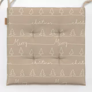 Sitzkissen Merry christmas typo