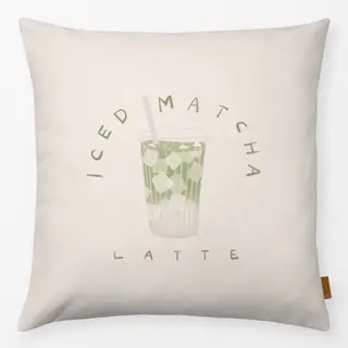 Kissen Iced Matcha Latte Beige